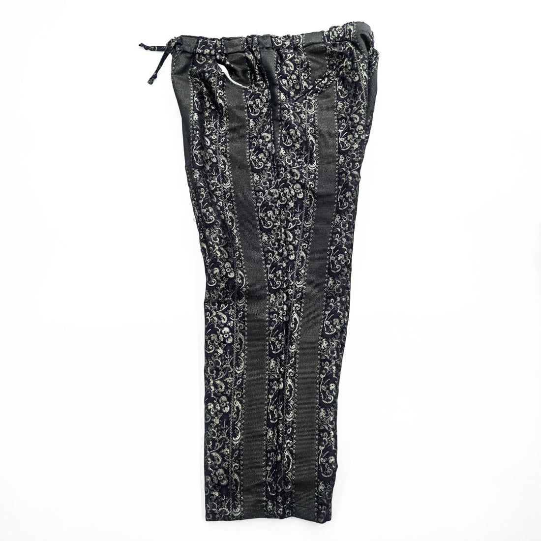 Needles String Easy Pant Poly/Cu Jacquard Paisley Easy Pants L Made in Japan