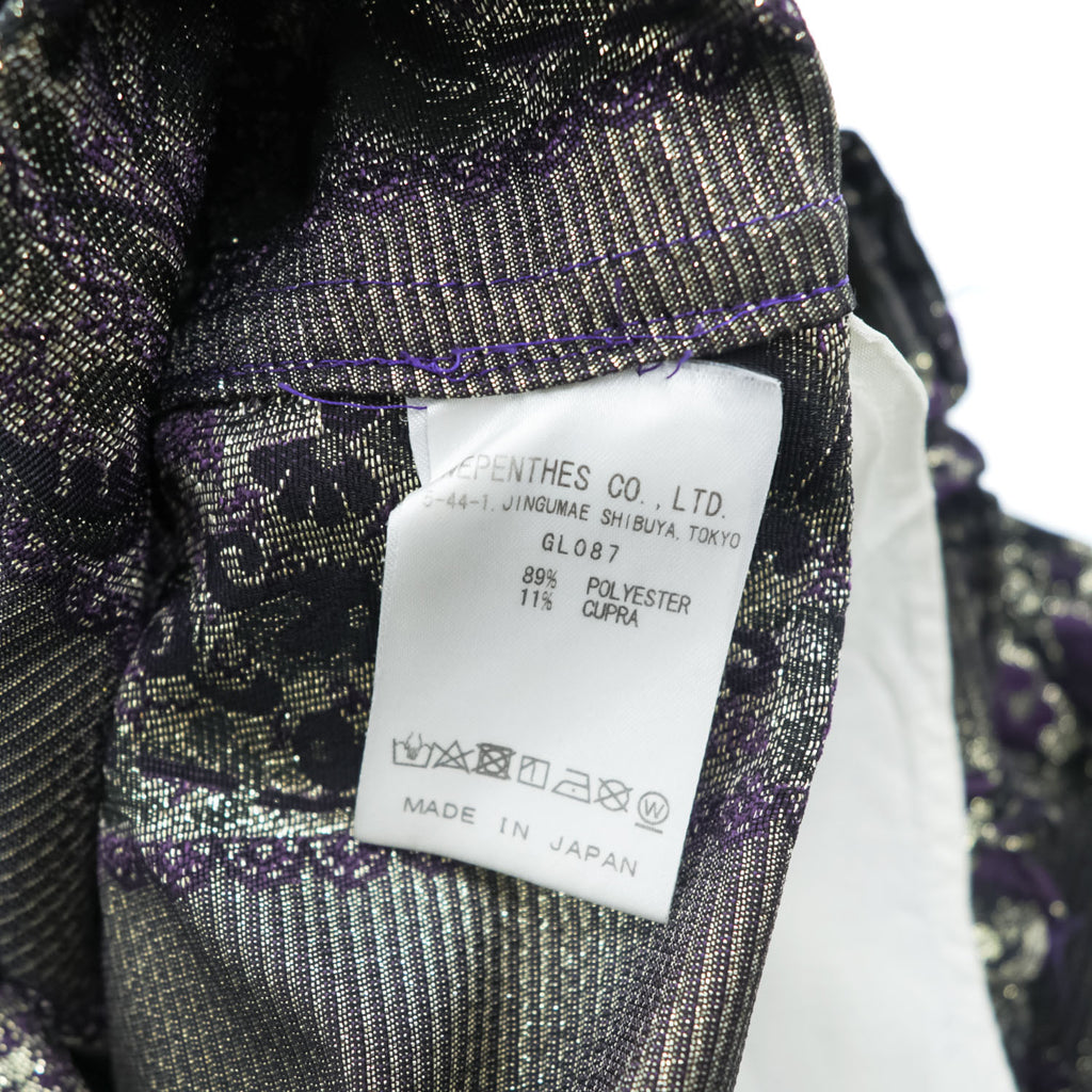 Needles String Easy Pant Poly/Cu Jacquard Paisley Easy Pants L Made in Japan