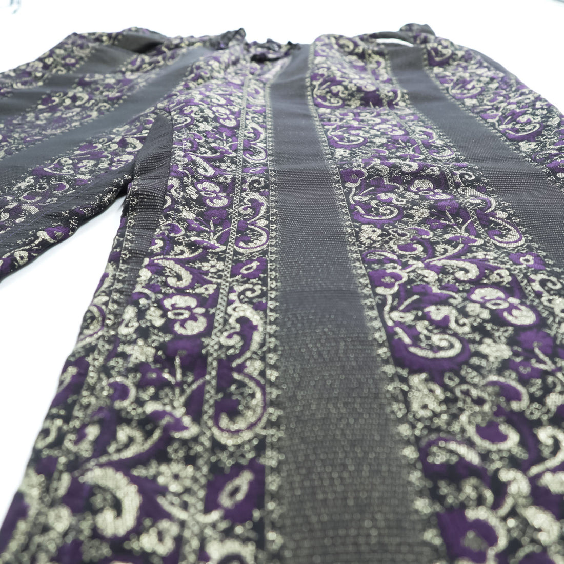 Needles String Easy Pant Poly/Cu Jacquard Paisley Easy Pants L Made in Japan