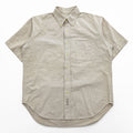 FILSON 半袖 オックスフォードシャツ S ベージュ ボタンダウン 胸ポケット FSS4205