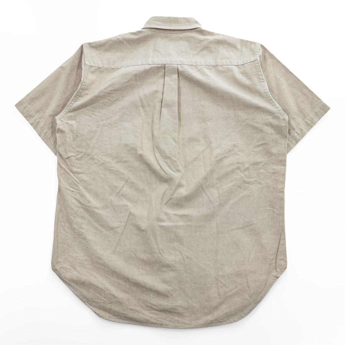 FILSON 半袖 オックスフォードシャツ S ベージュ ボタンダウン 胸ポケット FSS4205