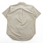 FILSON 半袖 オックスフォードシャツ S ベージュ ボタンダウン 胸ポケット FSS4205