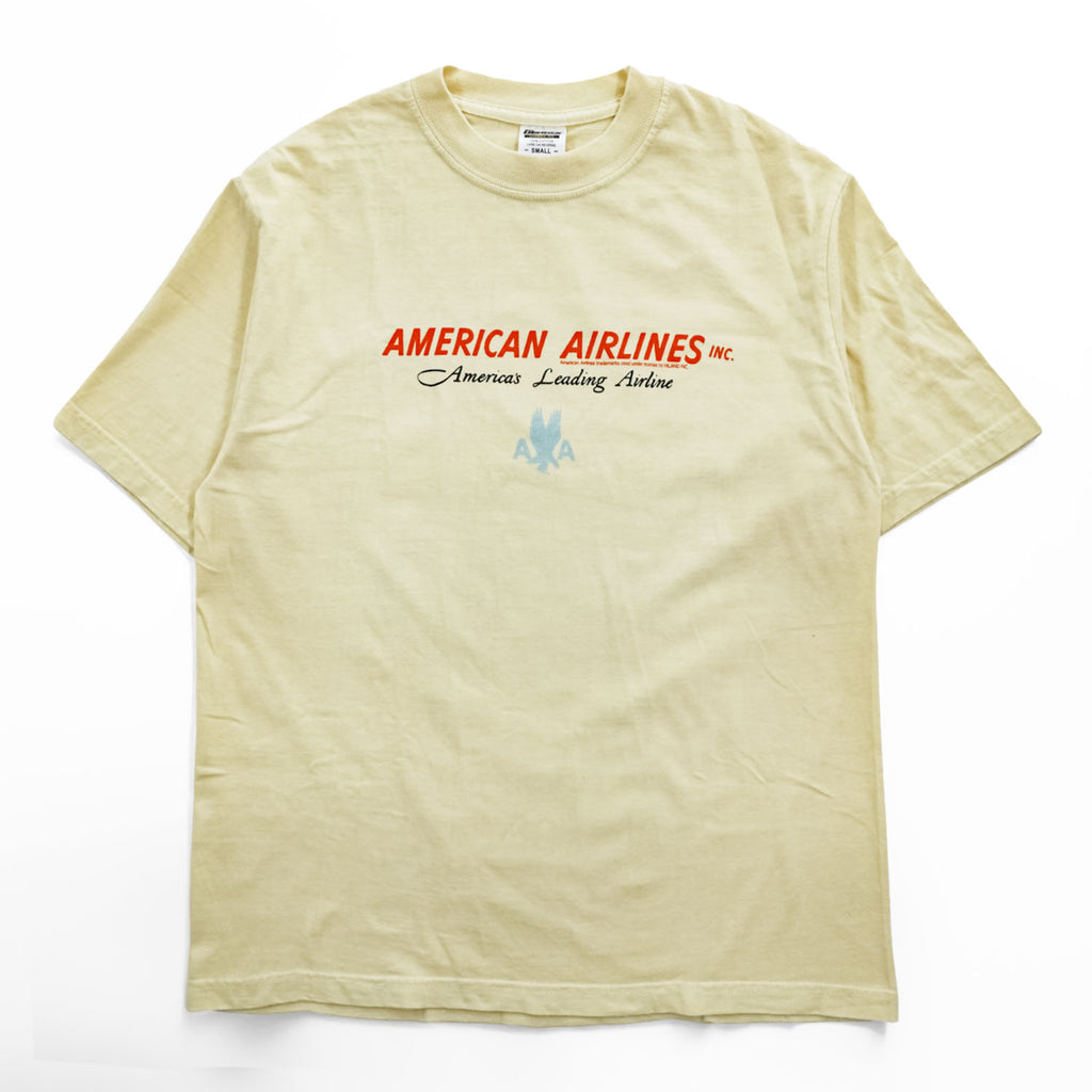 CHESWICK by SUGAR CANE 米国製 USA製 Tシャツ S イエロー 両面プリント GUARAN-TEE AMERICAN AIRLINES