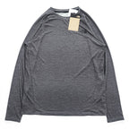 THE NORTH FACE 長袖 ロングスリーブ Tシャツ ロンT L グレー ストレッチ L/S Crisp Avion Crew BREEZERANGE 接触冷感 吸汗速乾 UVカット 抗菌防臭 NT12686 未使用品
