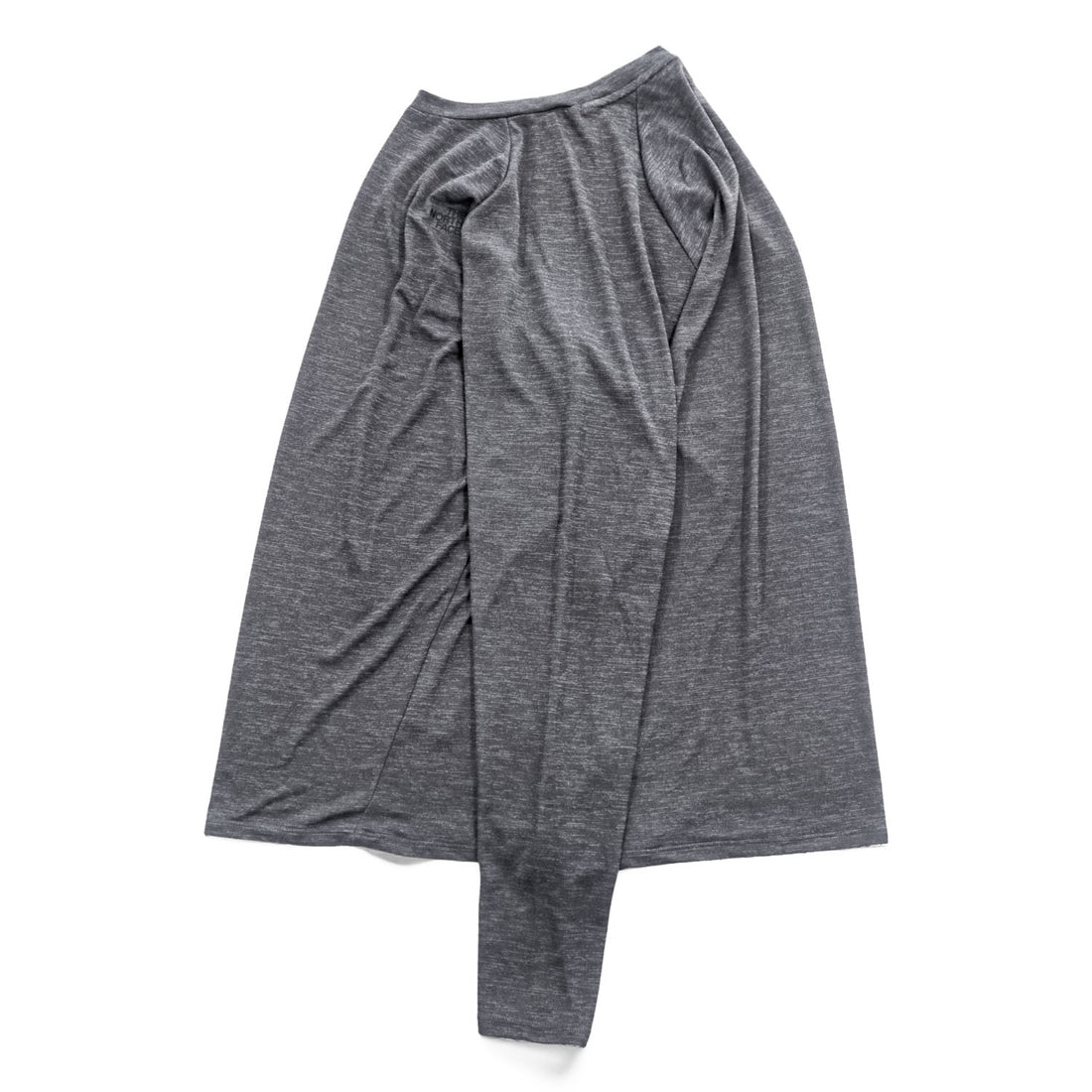 THE NORTH FACE 長袖 ロングスリーブ Tシャツ ロンT L グレー ストレッチ L/S Crisp Avion Crew BREEZERANGE 接触冷感 吸汗速乾 UVカット 抗菌防臭 NT12686 未使用品