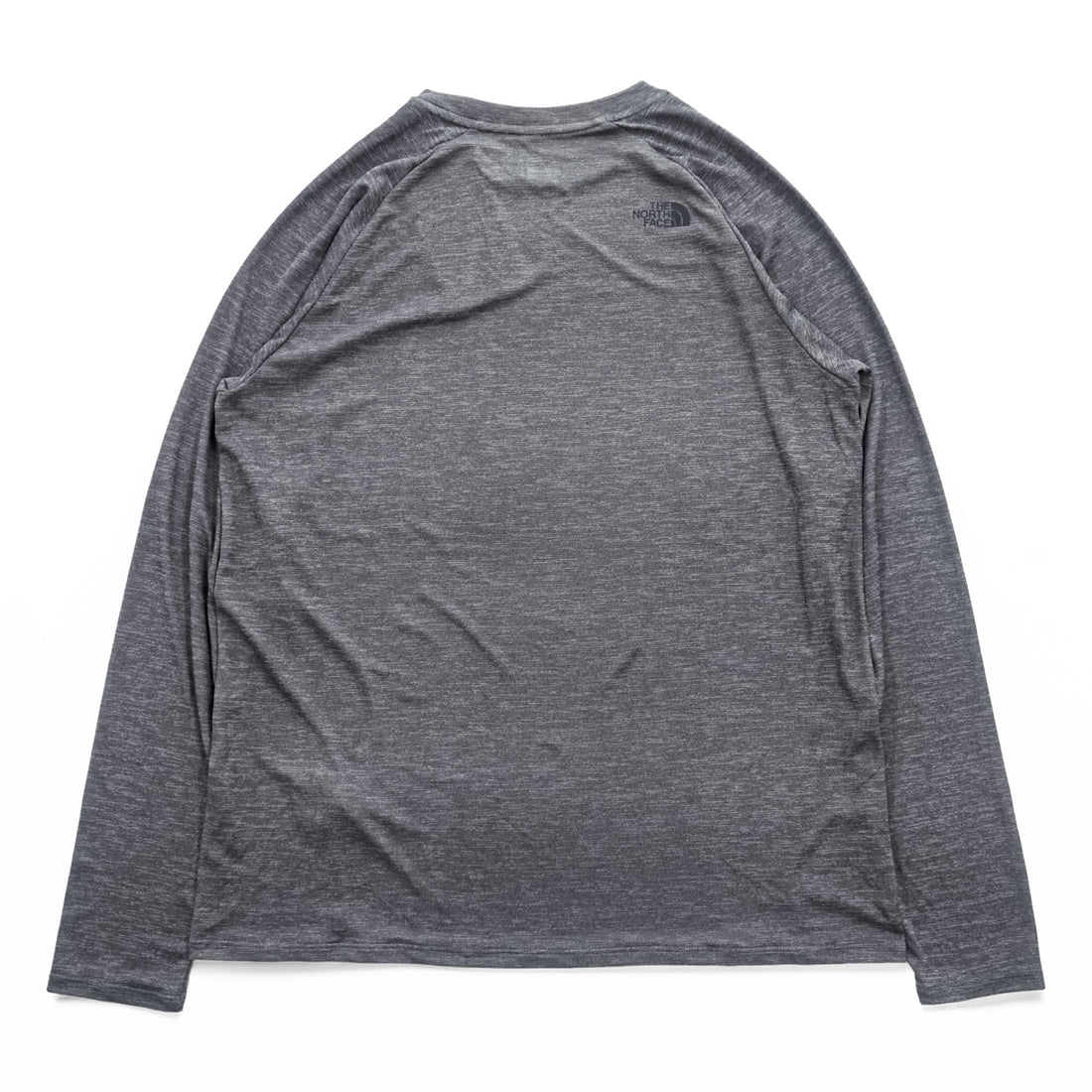 THE NORTH FACE 長袖 ロングスリーブ Tシャツ ロンT L グレー ストレッチ L/S Crisp Avion Crew BREEZERANGE 接触冷感 吸汗速乾 UVカット 抗菌防臭 NT12686 未使用品