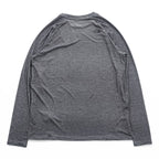 THE NORTH FACE 長袖 ロングスリーブ Tシャツ ロンT L グレー ストレッチ L/S Crisp Avion Crew BREEZERANGE 接触冷感 吸汗速乾 UVカット 抗菌防臭 NT12686 未使用品