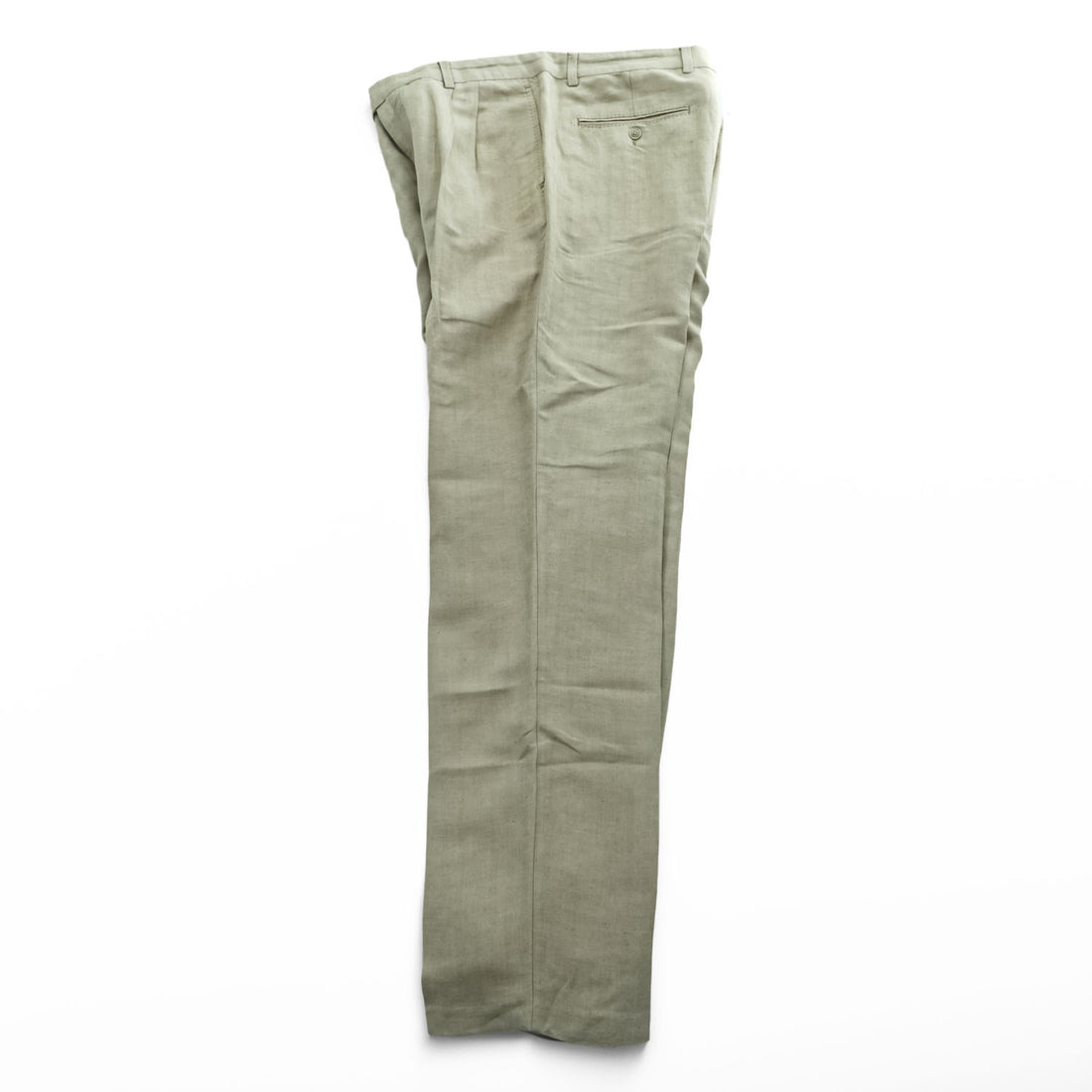TOMMY BAHAMA リネン シルク 2タック スラックス パンツ L ベージュ ヘリンボーン プリーツ