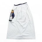 Polo Ralph Lauren ポロベア リンガーTシャツ S ホワイト ネイビー セーラー