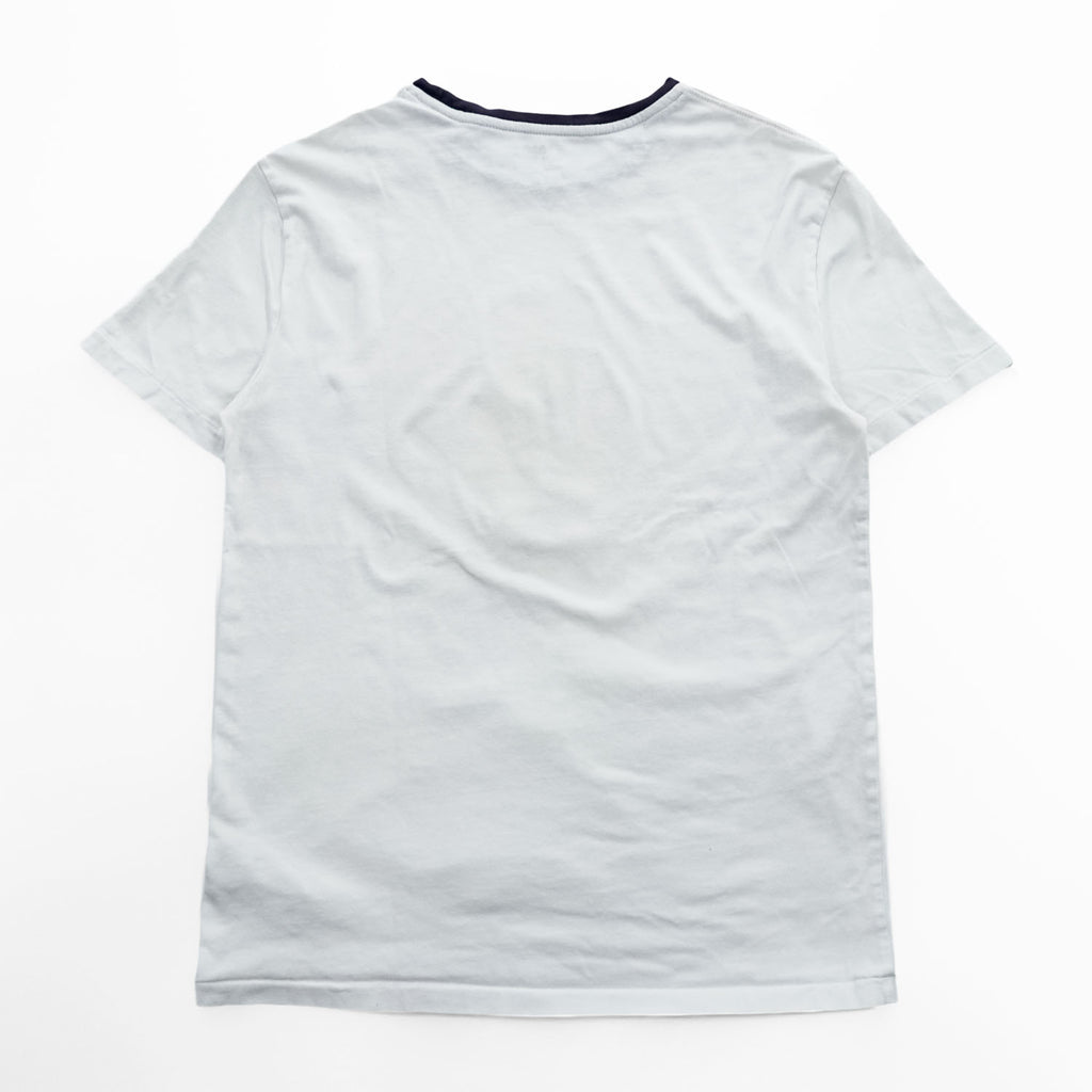 Polo Ralph Lauren ポロベア リンガーTシャツ S ホワイト ネイビー セーラー