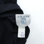 LANDS' END USA製 タートルネック 長袖 ロングスリーブ Tシャツ ロンT XL ネイビー