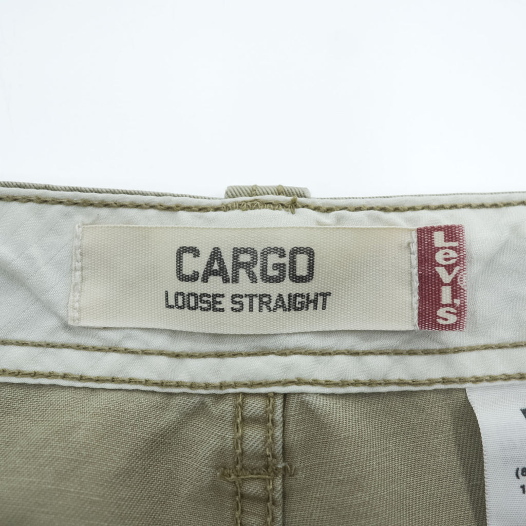 Levi's 00年代 ヴィンテージ カーゴ ワークパンツ XL ベージュ ワイド CARGO LOOSE STRAIGHT USAモデル 006423283