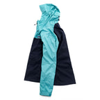 Patagonia トレントシェル マウンテンパーカー 防水 レインジャケット S バイカラー ブルー ネイビー ドローコード 83307