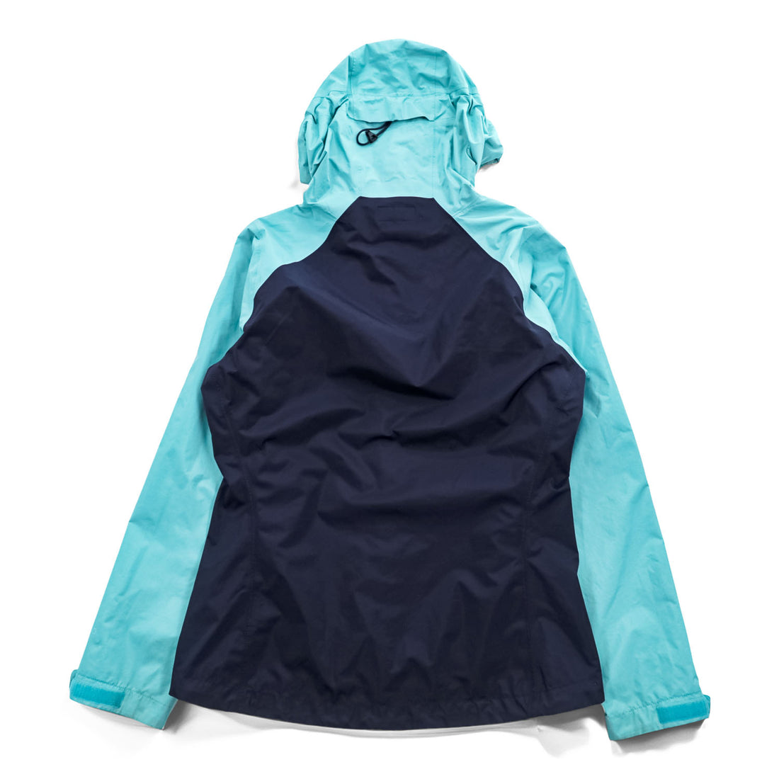 Patagonia トレントシェル マウンテンパーカー 防水 レインジャケット S バイカラー ブルー ネイビー ドローコード 83307