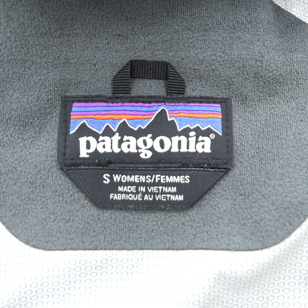 Patagonia トレントシェル マウンテンパーカー 防水 レインジャケット S バイカラー ブルー ネイビー ドローコード 83307