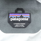 Patagonia トレントシェル マウンテンパーカー 防水 レインジャケット S バイカラー ブルー ネイビー ドローコード 83307