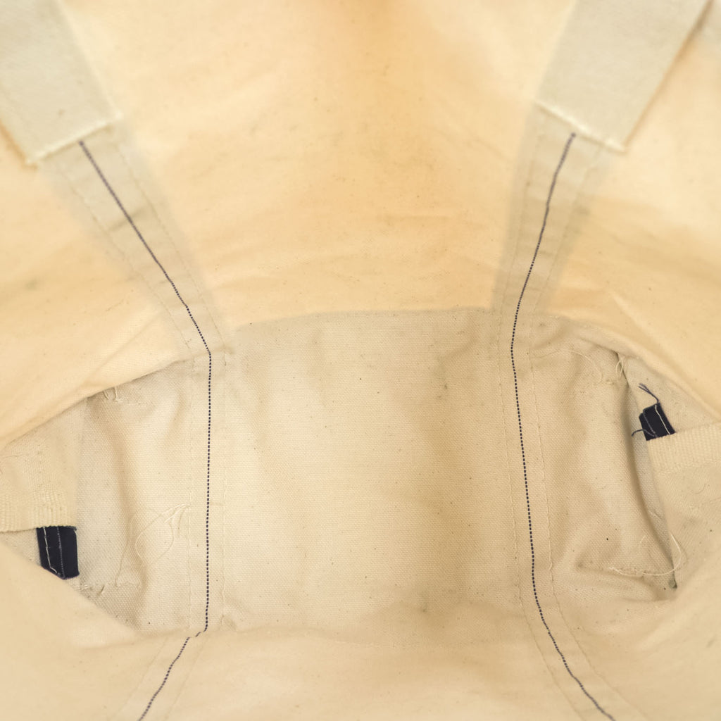 L.L.Bean 米国製 USA製 トートバッグ BOAT AND TOTE ホワイト ネイビー キャンバス 112636