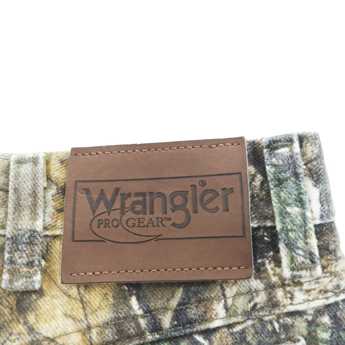 Wrangler ハンティングパンツ L ブラウン PRO GEAR サスペンダーボタン 切替 リアルツリー カモフラ