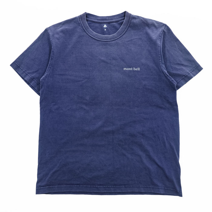 mont-bell ワンポイントロゴ Tシャツ M ネイビー コットン100%