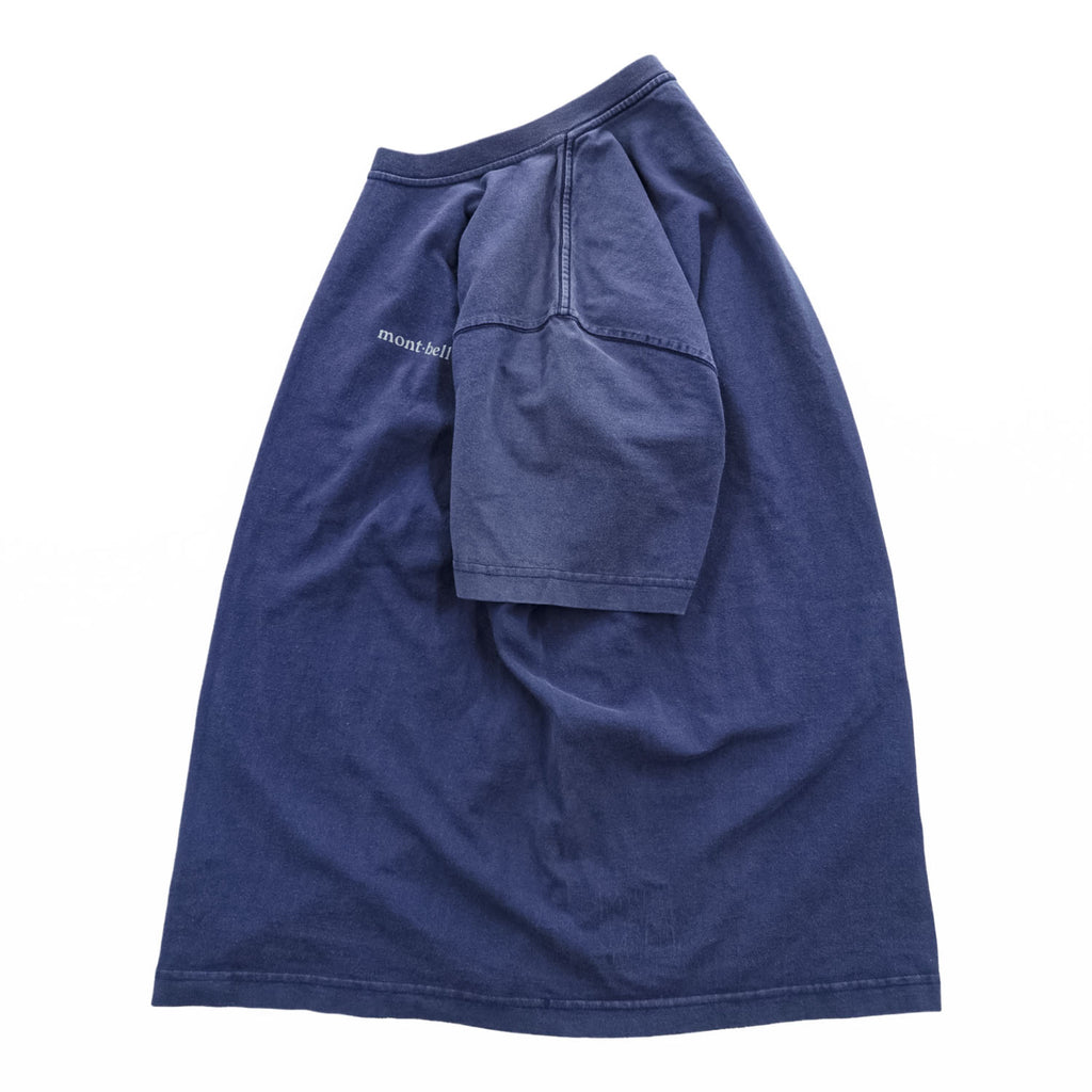 mont-bell ワンポイントロゴ Tシャツ M ネイビー コットン100%