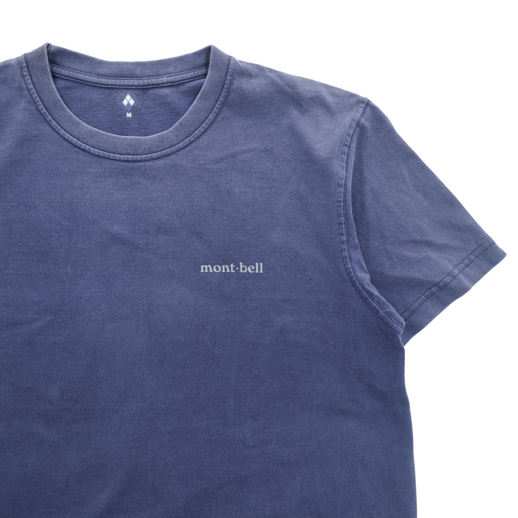 mont-bell ワンポイントロゴ Tシャツ M ネイビー コットン100%