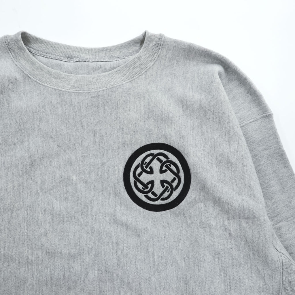 Champion PREMIUM 00年代 リバースウィーブ REVERSE WEAVE スウェット トレーナー L グレー 裏起毛 刺繍