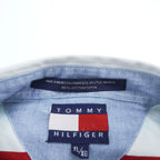 TOMMY HILFIGER 90年代 ヴィンテージ 長袖 シャツ XL マルチカラー ストライプ ボタンダウン