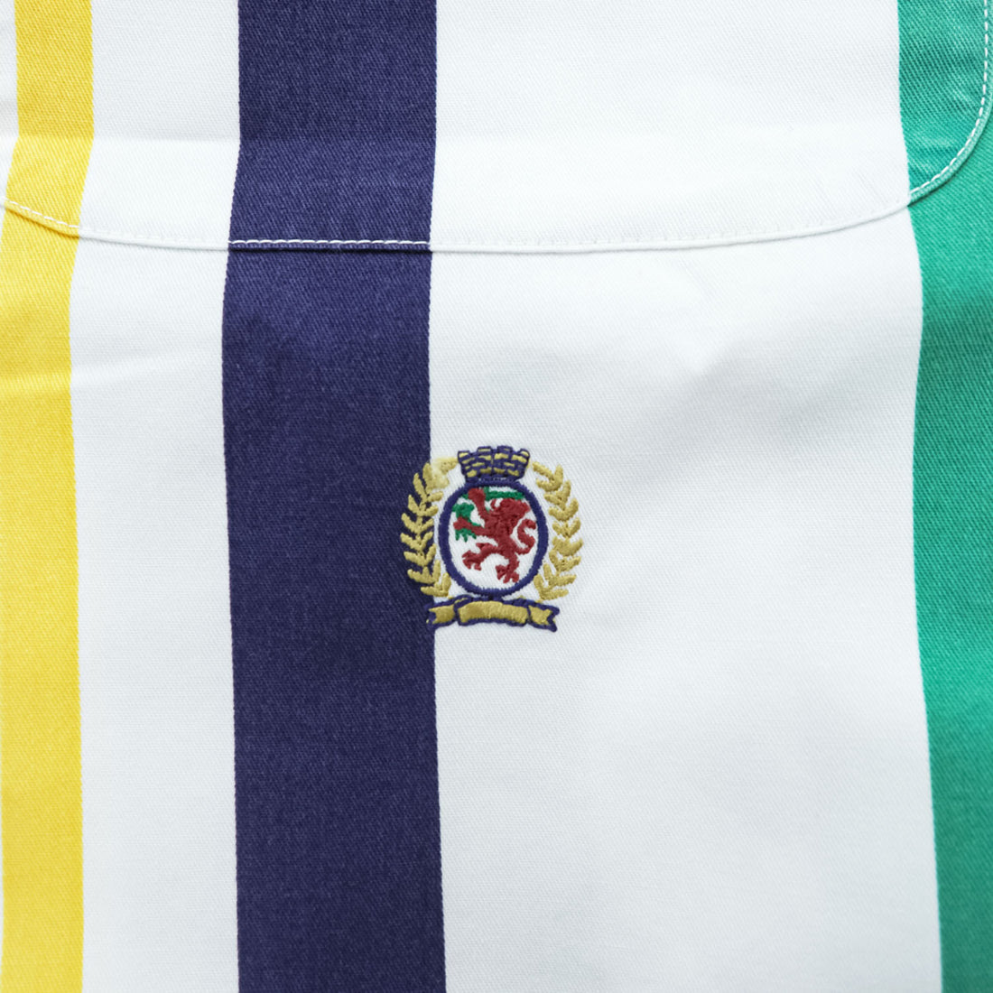 TOMMY HILFIGER 90年代 ヴィンテージ 長袖 シャツ XL マルチカラー ストライプ ボタンダウン