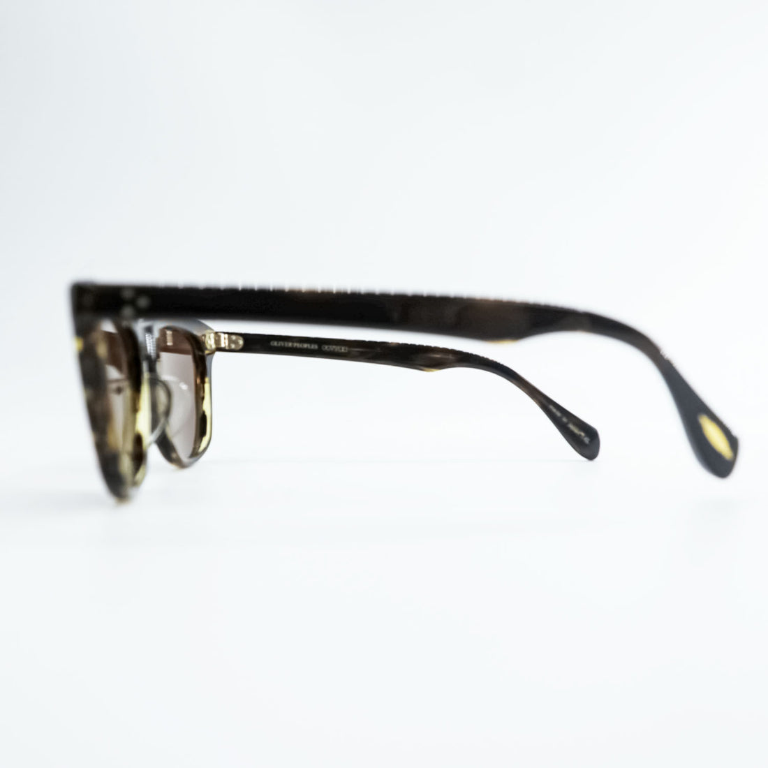 OLIVER PEOPLES 日本製 サングラス Pederson COCO2 ウェリントン ブラウン ベッコウ 52_18-145