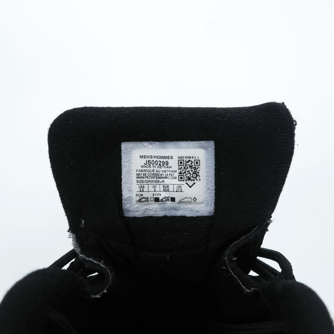 MERRELL モアブ MOAB 3 ゴアテックス GORE-TEX 防水 ハイキングシューズ スニーカー 27.5cm ブラック スエード メッシュ Vibram J500299