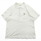 King Louie 日本製 ポロシャツ L ホワイト BUBBLE UP BOWLING POLO 東洋エンタープライズ 実名復刻 鹿の子 チェーン刺繍 KL76991 KL76992