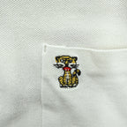 King Louie 日本製 ポロシャツ L ホワイト BUBBLE UP BOWLING POLO 東洋エンタープライズ 実名復刻 鹿の子 チェーン刺繍 KL76991 KL76992