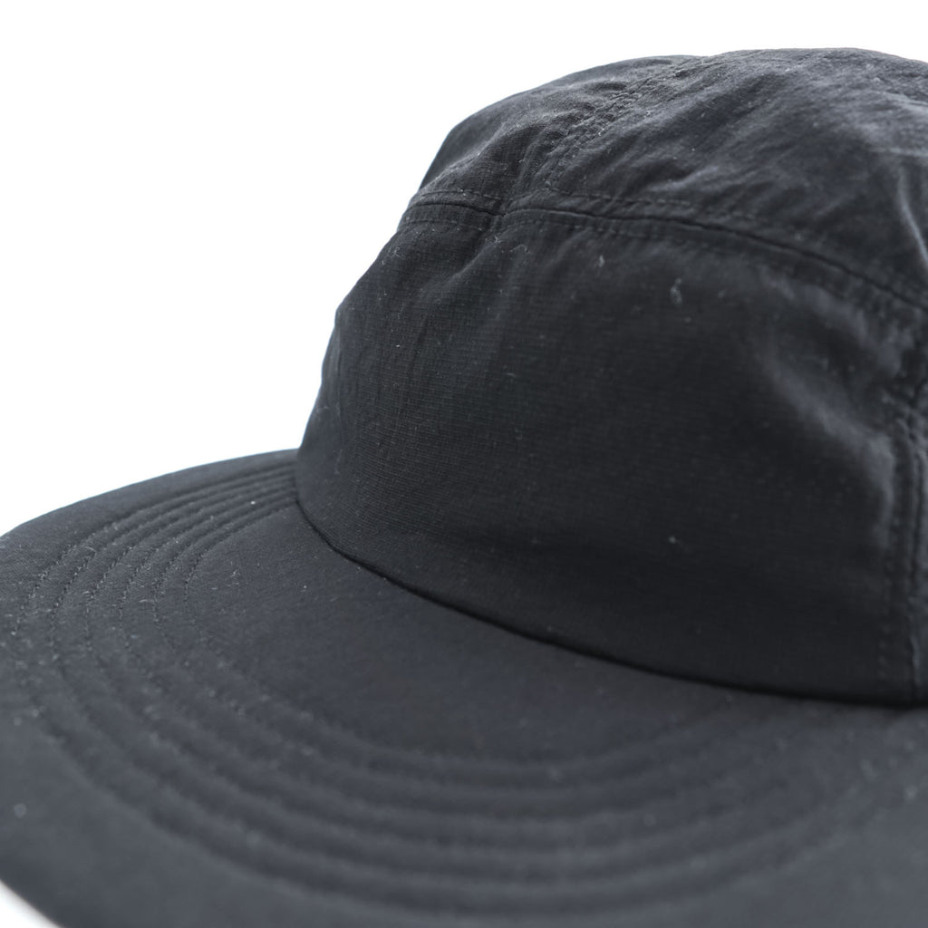 snow peak 5パネルキャップ ブラック Breathable Quick Dry Cap 吸水速乾 AC-25SU010