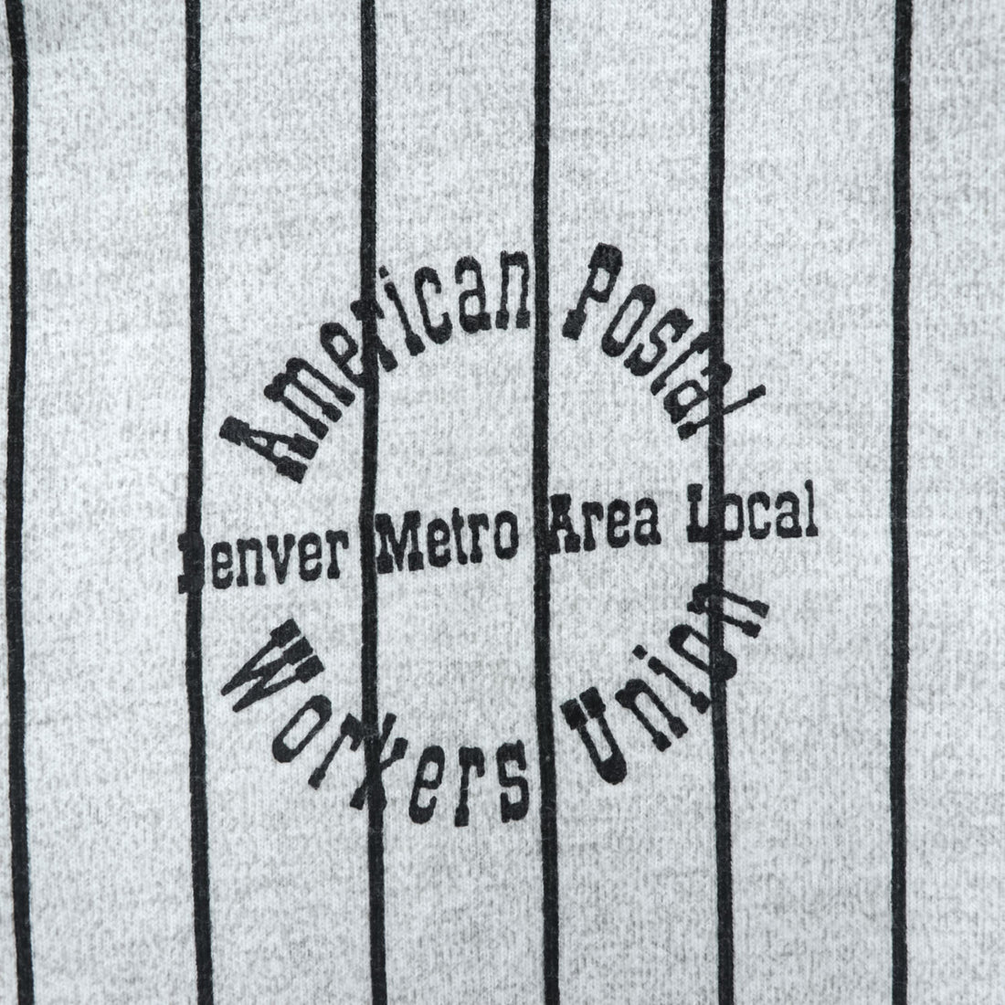 90s Vintage Baseball Jersey Quitman ベースボールシャツ 半袖シャツ XL グレー ストライプ  USA製 90年代