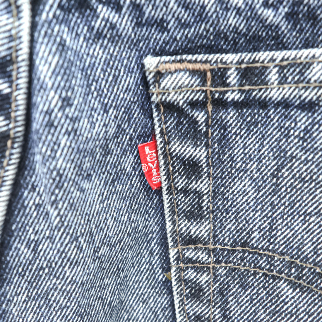 Levi's 90年代 USA製 505 ヴィンテージ デニムパンツ ジーンズ M ケミカルウォッシュ 505-4865