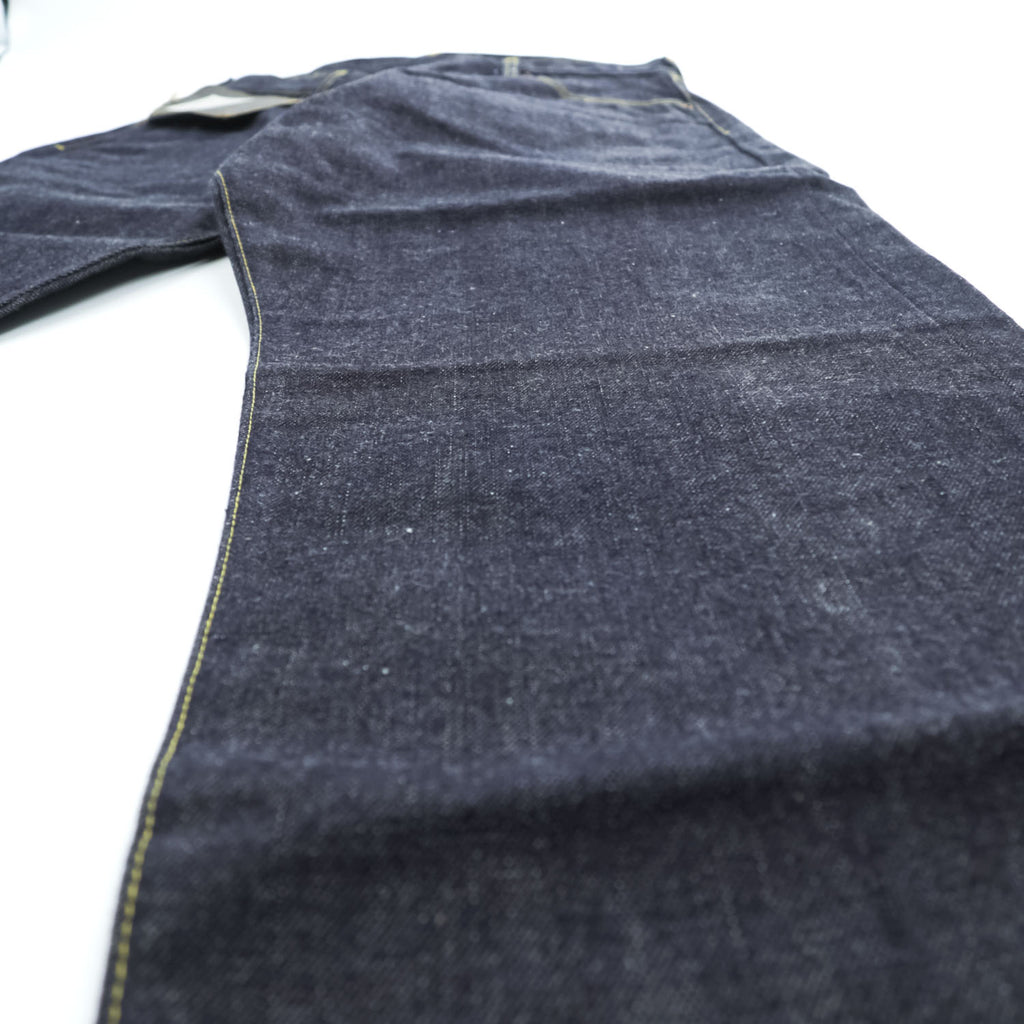 CHEVIGNON DENIM VINTAGE Unused Rigid Made in Japan Selvedge Cinch Back Dark Indigo Blue M Jeans