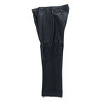 PRADA A8191 Mohair Wool Black Turn-Up Cuff Trousers Size 50 Made in Italy