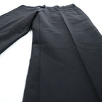 PRADA A8191 Mohair Wool Black Turn-Up Cuff Trousers Size 50 Made in Italy