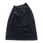 agnes b. T-Shirt L Black with one-point logo EY16S179