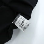 agnes b. T-Shirt L Black with one-point logo EY16S179