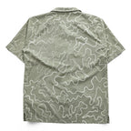 Patagonia Spring 2020 Patterned Short Sleeve Open Collar Shirt STY86205 Size S Sage Green