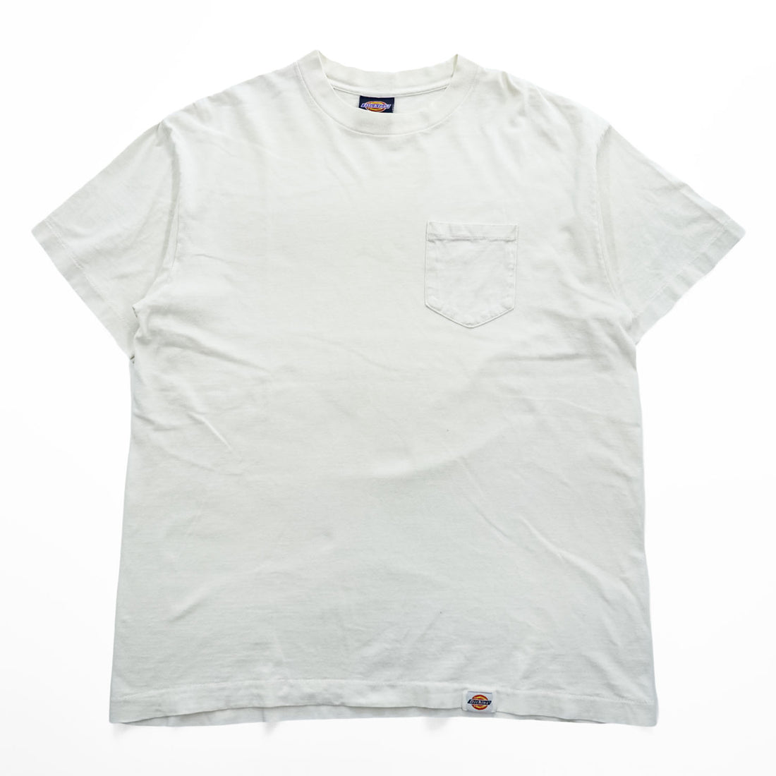 Dickies 90年代 USA製 シングルステッチ ポケット Tシャツ XL ホワイト
