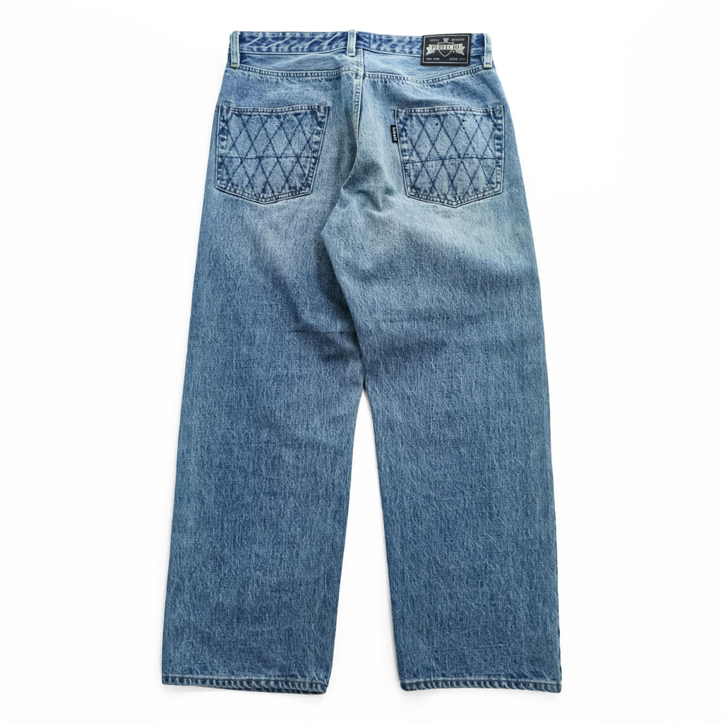 Schott Denim Pants Jeans, Size L, Indigo Blue, Selvedge, 16oz, Okayama Prefecture Denim, Red Selvedge, 3126053