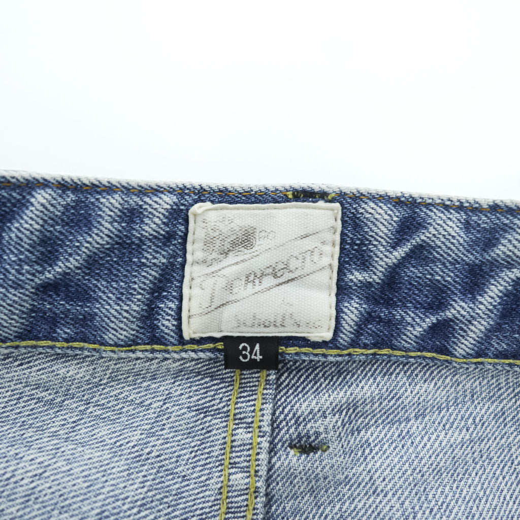 Schott Denim Pants Jeans, Size L, Indigo Blue, Selvedge, 16oz, Okayama Prefecture Denim, Red Selvedge, 3126053