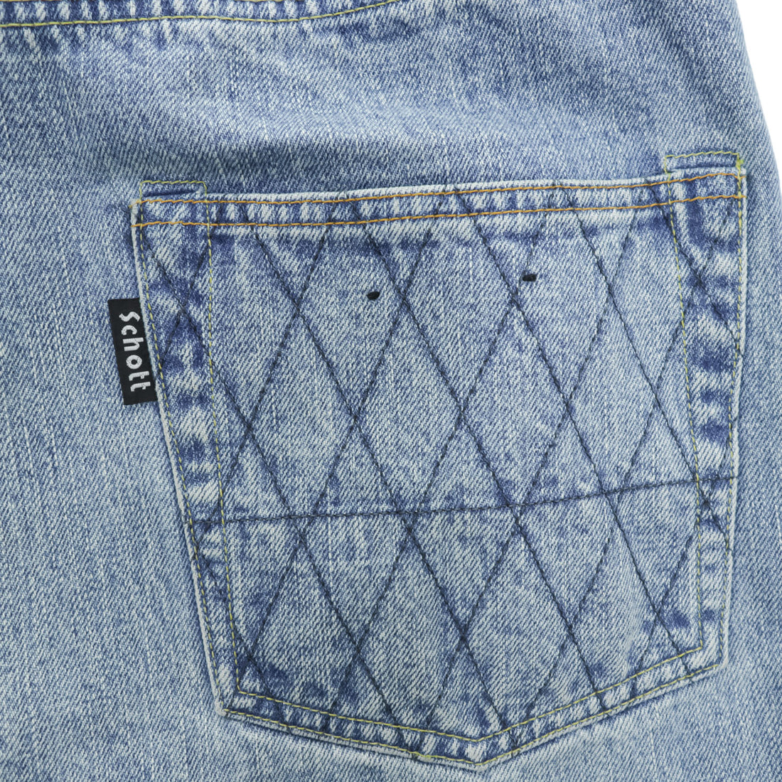 Schott Denim Pants Jeans, Size L, Indigo Blue, Selvedge, 16oz, Okayama Prefecture Denim, Red Selvedge, 3126053