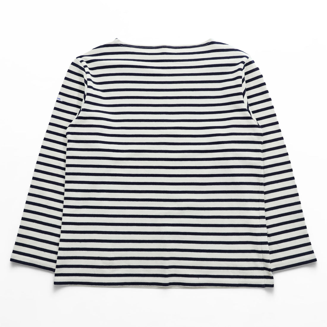 ORCIVAL フランス製 バスクシャツ 長袖 ボートネック Tシャツ S ネイビー ホワイト ボーダー