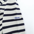 ORCIVAL フランス製 バスクシャツ 長袖 ボートネック Tシャツ S ネイビー ホワイト ボーダー