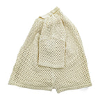 FACCIES 半袖 メッシュシャツ パッチワーク クロシェニット M ベージュ Re / C Mesh Pw Sh F23S07001 日本製 STUDIOUS取扱い