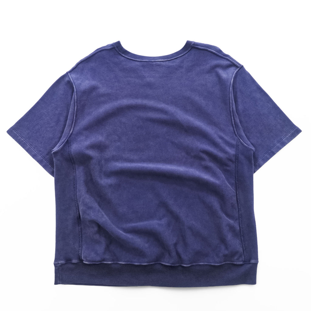Champion ヴィンテージ レプリカ 半袖 スウェット トレーナー XL ネイビー REVERSE WEAVE リバースウィーブ 前V C8-B016