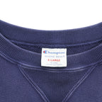 Champion ヴィンテージ レプリカ 半袖 スウェット トレーナー XL ネイビー REVERSE WEAVE リバースウィーブ 前V C8-B016